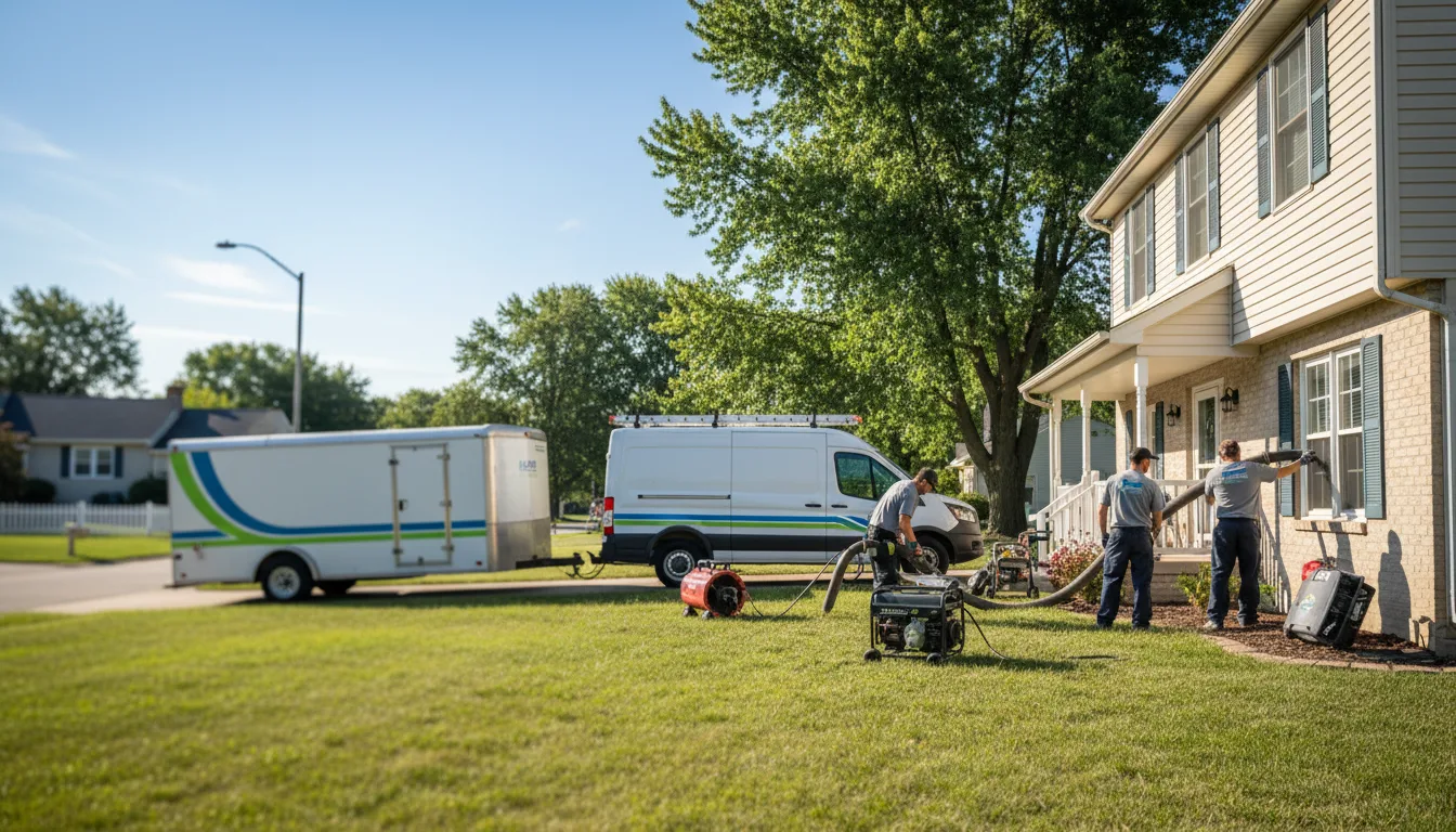 Flooded Basement Restoration And Cleanup With Repair in Woodrow, CO near me